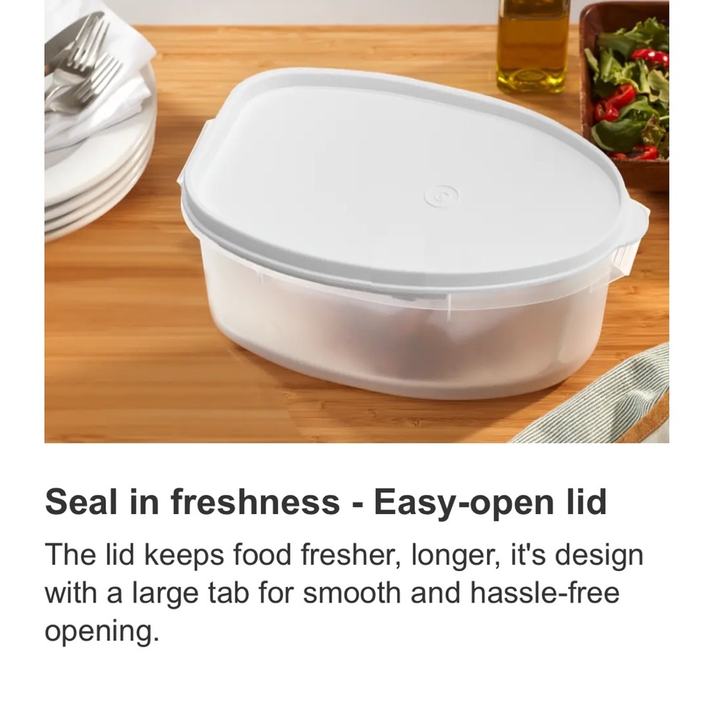 Tupperware Food Storage Container - Picture 9 of 12